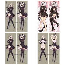 Аниме JK игровой НИР: автоматы YoRHa № 2 Тип B 2B Dakimakura тела пикантные декоративная подушка для девочек чехол для подушки дома кровать Декор