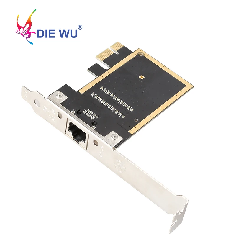 DIEWU PCI Express сетевая карта Realtek RT8111H сетевой адаптер 10/100/1000 Мбит/с настольный NIC