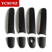 2018 Suitable Ford New Pickup 2016 Accessories ABS Black Door Handle Covers Trim For FORD RANGER 2012-2018 Car Styling Rangers