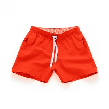 

Free shipping 2018 Holiday new fashion Men's holiday shorts solid color casual mens boardshorts mens quick dry Elastic shorts