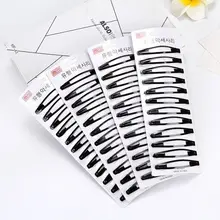 Фирменная Новинка Яркий черный 120 штук/10 компл./лот 6.2 см металлический зажим для волос