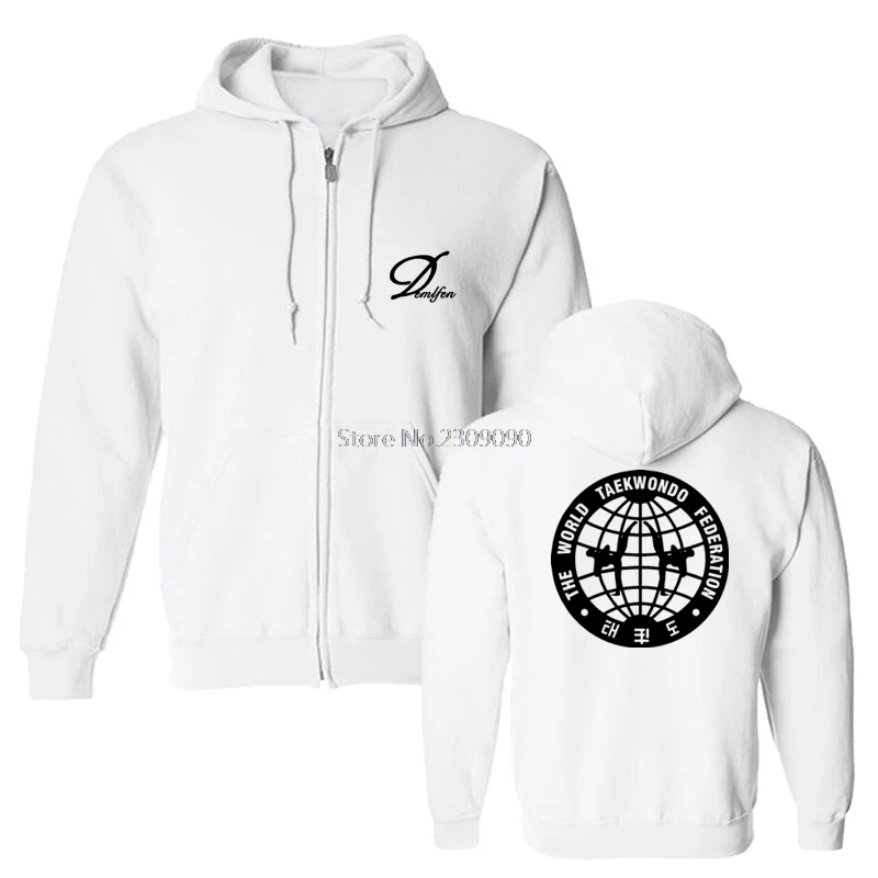 Новый Забавный World Of толстовки Taekwondo Для Мужчин's Повседневное флисовый