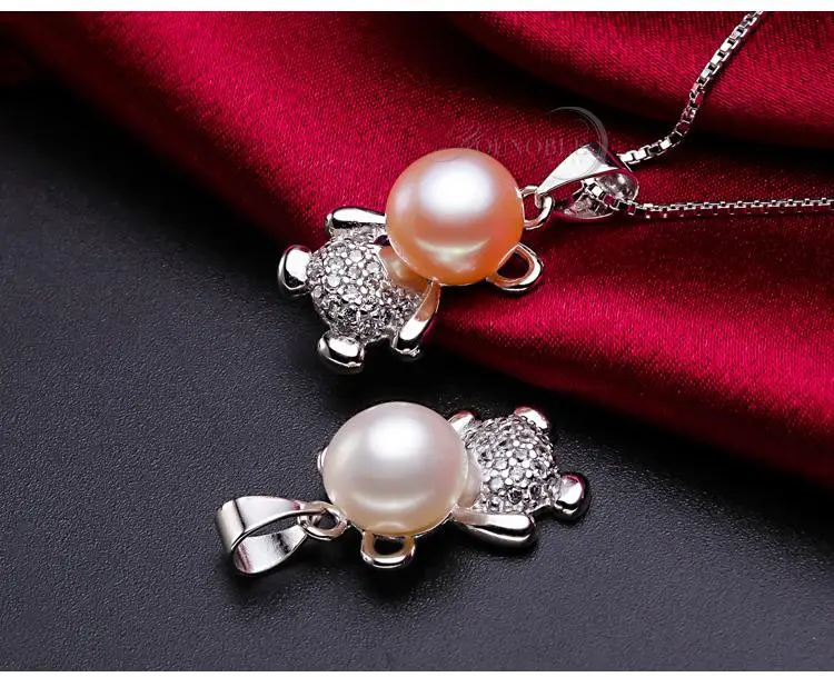 Ожерелье с подвеской из пресноводного жемчуга, серебро 925, для женщин, настоящие Черные Подвески из натуральной жемчужины, ювелирные изделия на день рождения дочери, лучший подарок белого цвета