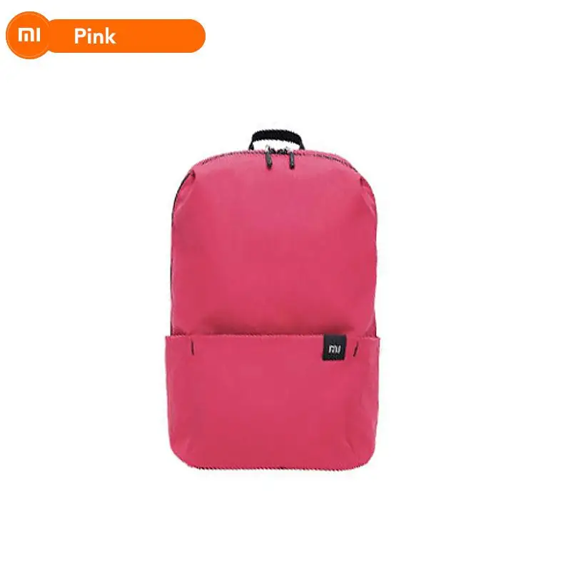 Xiao mi 10L Back mi Pack, красочный рюкзак для отдыха и спорта, унисекс для мужчин и женщин, рюкзак для путешествий, кемпинга, отдыха, сумка - Цвет: Розовый