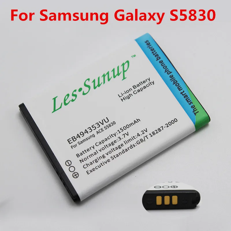 EB494358VU Cell phone Replacement Battery For Samsung Galaxy ace gt