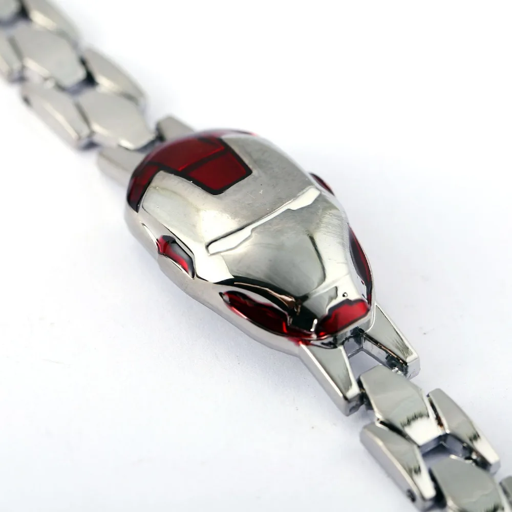 Железный человек серебряный браслет сплав для мужчин и женщин браслеты браслет из фильма мстители косплей ювелирные изделия