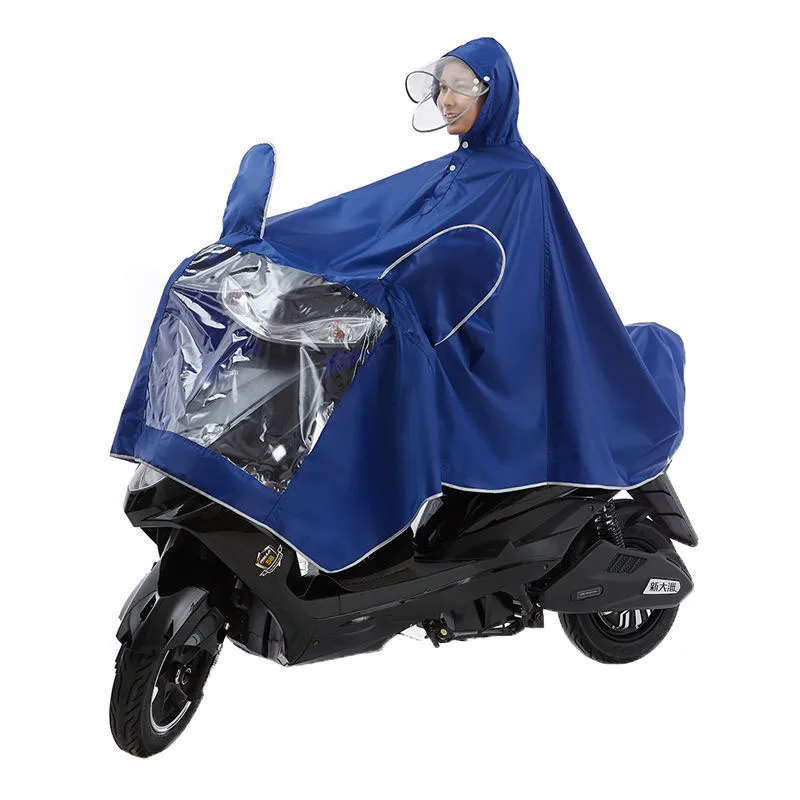 Дождевик двойная шляпа карниз дождевик велосипедный мотоцикл Дождевик электрический автомобиль дождевик 3