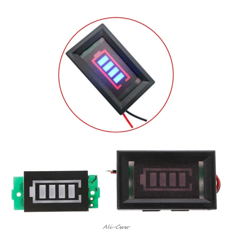 1 S один 3,7 в Мощность уровень литиевых батарея ёмкость синий дисплей индикаторный модуль