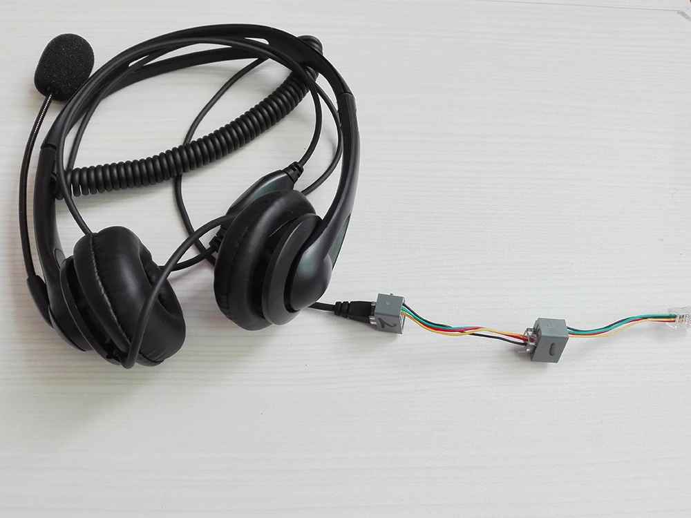 Fone de Ouvido Profissional Rj11 Plugue Monaural para Celulares Fone de Ouvido Telefônico com Adaptadores para Todos os Telefones Novo - Image 4