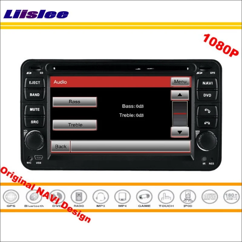 Excellent Liislee For Suzuki Jimny 2006~2013 Car Stereo Radio CD DVD Player GPS Navi Navigation 1080P HD Screen System Original With Aux 5