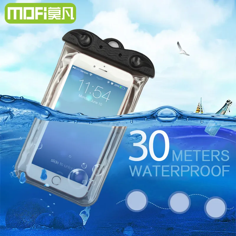 

Universal oneplus 3 waterproof case bag MOFi original three bag pouch xiaomi huawei oneplus 5 underwater proof bag p10 lite
