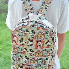Дисней Микки Маус мультфильм детей маленький рюкзак сумка для школы tote Досуг начальной школы Студенческая сумка мода путешествия