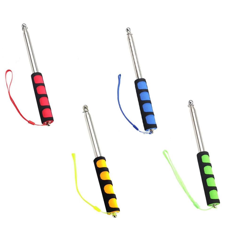  1.2 M Flagpoles Telescopic Outdoor Guide Banner Flagstaff Stainless Steel Telescopic Flag Pole for  - 32940034118