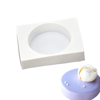 

1PCS 600ML Tortaflex Round Silicone Mold For Pudding Mousses Desserts Cake Decorating Tools
