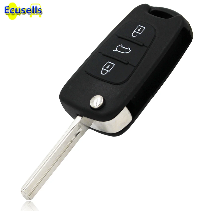 

Blank 3 buttons for HYUNDAI I20 IX20 i30 ix35 Remote folding Key case Shell Cover kia key fob covers For replace broken shell