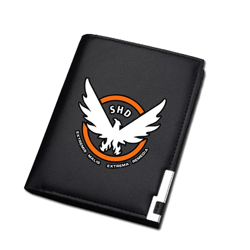 8 Tom Clancy's The Division 2, Мужской Длинный кошелек с принтом, короткий кошелек из искусственной кожи, Подарочный кошелек для денег, ID держатель для карт Carteira - Цвет: 8