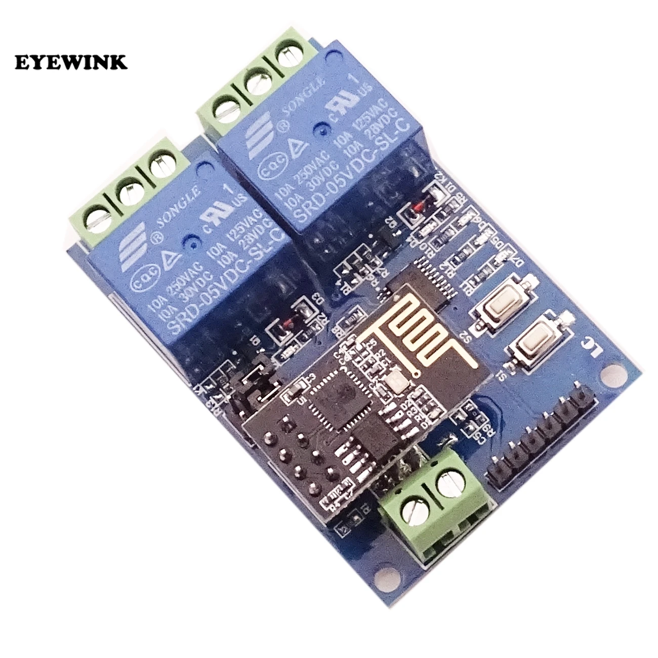 Реле канала ESP8266 5 В/12 В 2 Wi Fi реле канальный релейный модуль для IOT контроллер