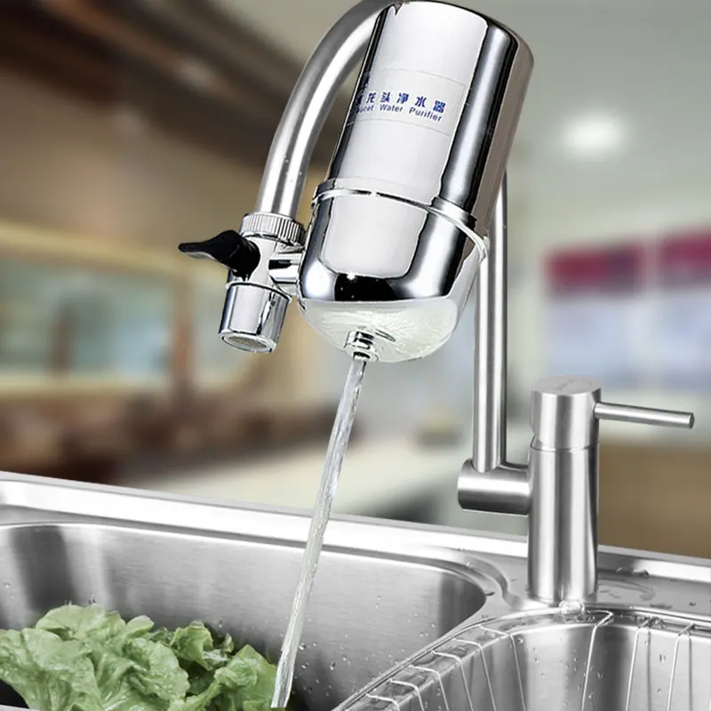 

Portable Mini Tap Water Filter Purifier Water Filters for Household Filtro De Agua Water Filter Catridge Waterfilter Ionizer