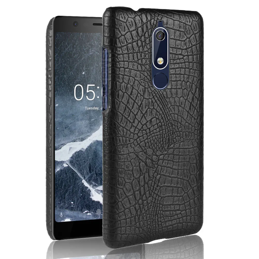 

For Nokia 2.1 Fashion Crocodile Pattern Skin PU leather Cases For Nokia 3.1 5.1 2.1 Phone Case For Nokia 5.1 2.1 Back Cover