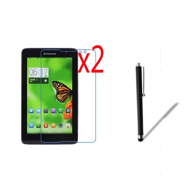 2x пленка + ткань 1x Стилус Антибликовая матовая защитная для экрана Lenovo Tab A5500 A8-50