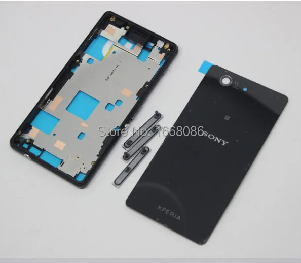 Для SONY xperia Z3 Mini компактный D5803 D583 жк-дисплей касание рамка корпуса шасси рама +