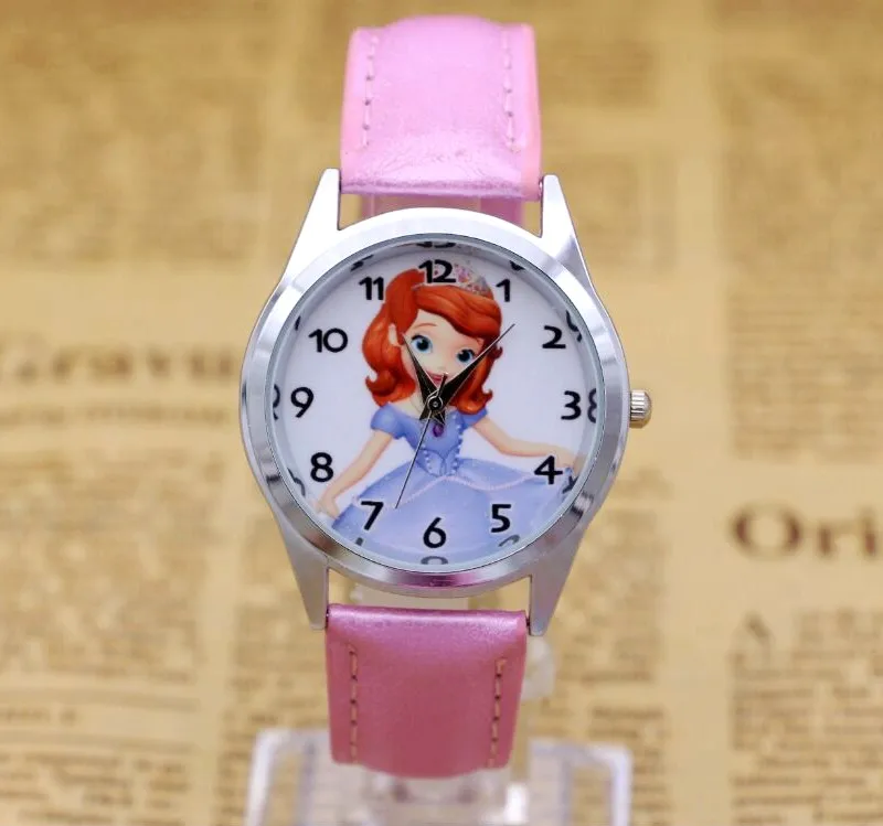 

2017 new sofia princess Girl Child Fashion Watch Xmas Wrist Xmas Gift