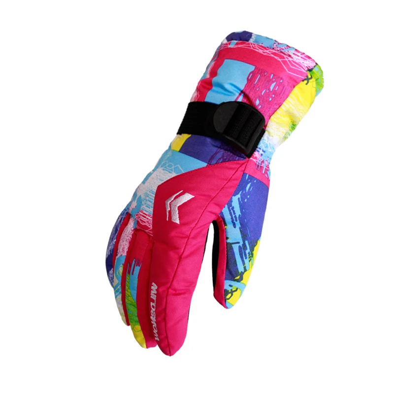 Новые мужские лыжные перчатки для сноуборда мотоциклетные зимние лыжные перчатки для мальчиков и девочек ветрозащитные водонепроницаемые зимние перчатки унисекс