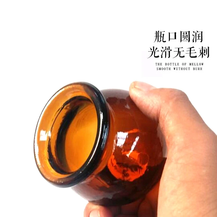 12 pcs Thick brown vacuum set explosion-proof glass cupping pure hand-colored acupuncture massage cup 12 pcs Thick brown vacuum set explosion-proof glass cupping pure hand-colored acupuncture massage cup