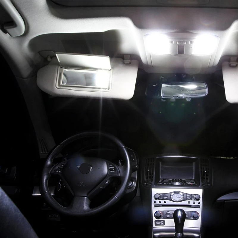 Shinman 10X Авто ошибок светодиодный интерьер свет комплект посылка для Infiniti G37 седан СВЕТОДИОДНЫЙ подкладке посылка 2008