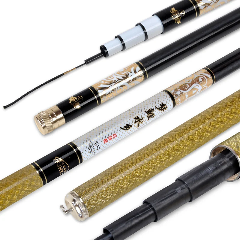 

UltraLight Carp Fishing Rod 3.6/4.5/5.4/6.3/7.2m 28 Tonality Superhard Stream Rods 3200g Fishing Weight 5H Hand Fishing Rod J003