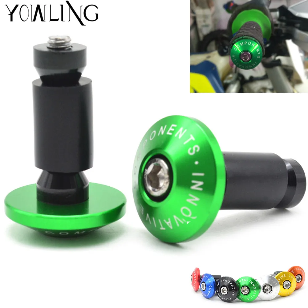 7/8'✢ motorcycle handlebar cap motocross handle bar grips ends for honda YAMAHA R1 2004 2005 2006 KAWASAKI Z1000 Z800 Z900 |