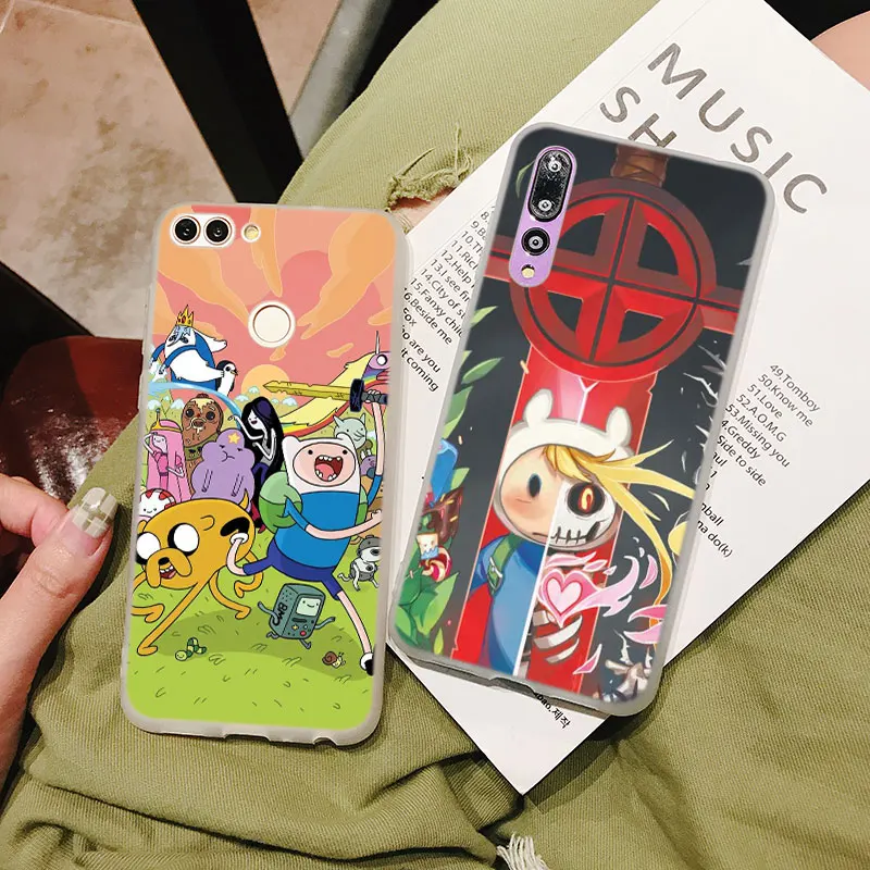 Силиконовый чехол для телефона Adventure Time Finn Jake для huawei P Smart Plus P30 P20 P10 P9 P8 Lite mate 20 10 Pro Lite Nova 3i Cov