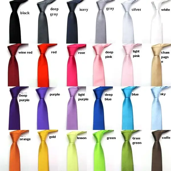 Casual Classic Plain Mens Slim Skinny Neck Polka Dot Necktie Wedding Tie YJC0006