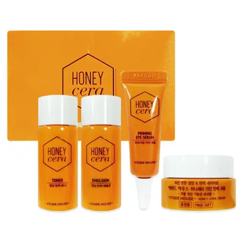 

Honey Cera Skin Care 4 Kit [Toner+Emulsion+Eye Serum+Cream]