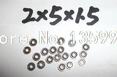 

(10) 2 x 5 x 1.5mm Micro Deep Groove Ball Model Radial Open Bearing