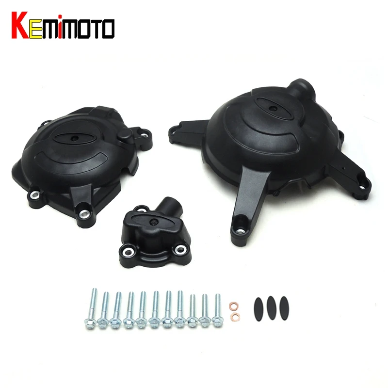 

KEMiMOTO For Yamaha YZF R25 YZF R3 MT-03 Racing Engine Cover Set Protector Guard Protection case R3 R25 MT03 2014 2015-2018