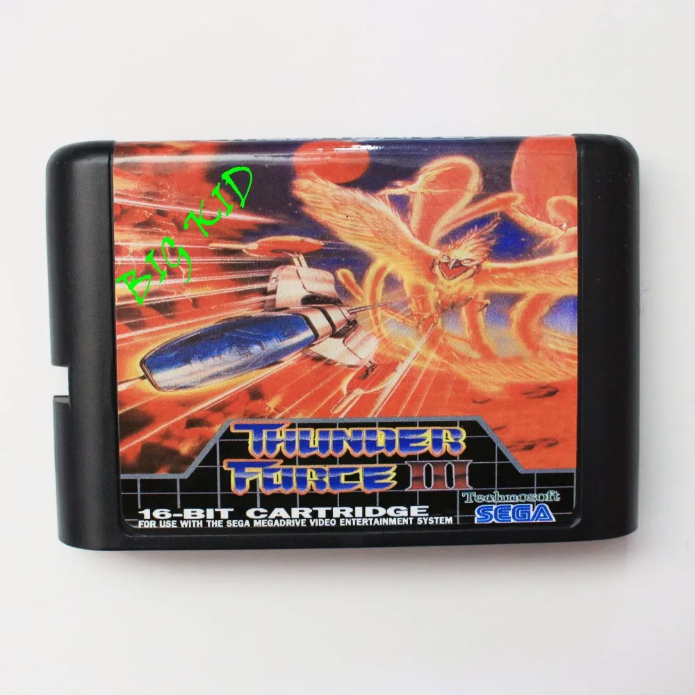 

Thunder Force III 16 bit SEGA MD Game Card For Sega Mega Drive For Genesis