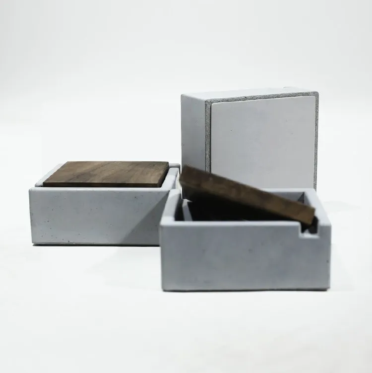 Cement ashtray Ashtray Cinzeiro Ash tray Ashtrays Concrete personality