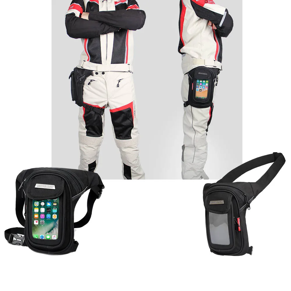 Motorcycle Drop Leg Bag Waterproof Cycling Phone Bag Motorcycle Case