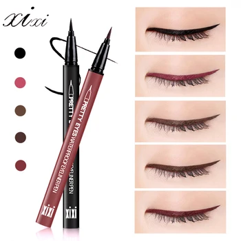 

XIXI Brand Eye Liner Cosmetics Long Lasting Waterproof Pigment Natural Black Red BrownColor Pencil Eyeliner Makeup