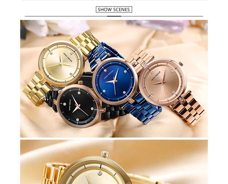 Мини-фокус женские часы известных роскошных брендов модные синие минималистичные женские наручные часы водонепроницаемые женские часы для женщин
