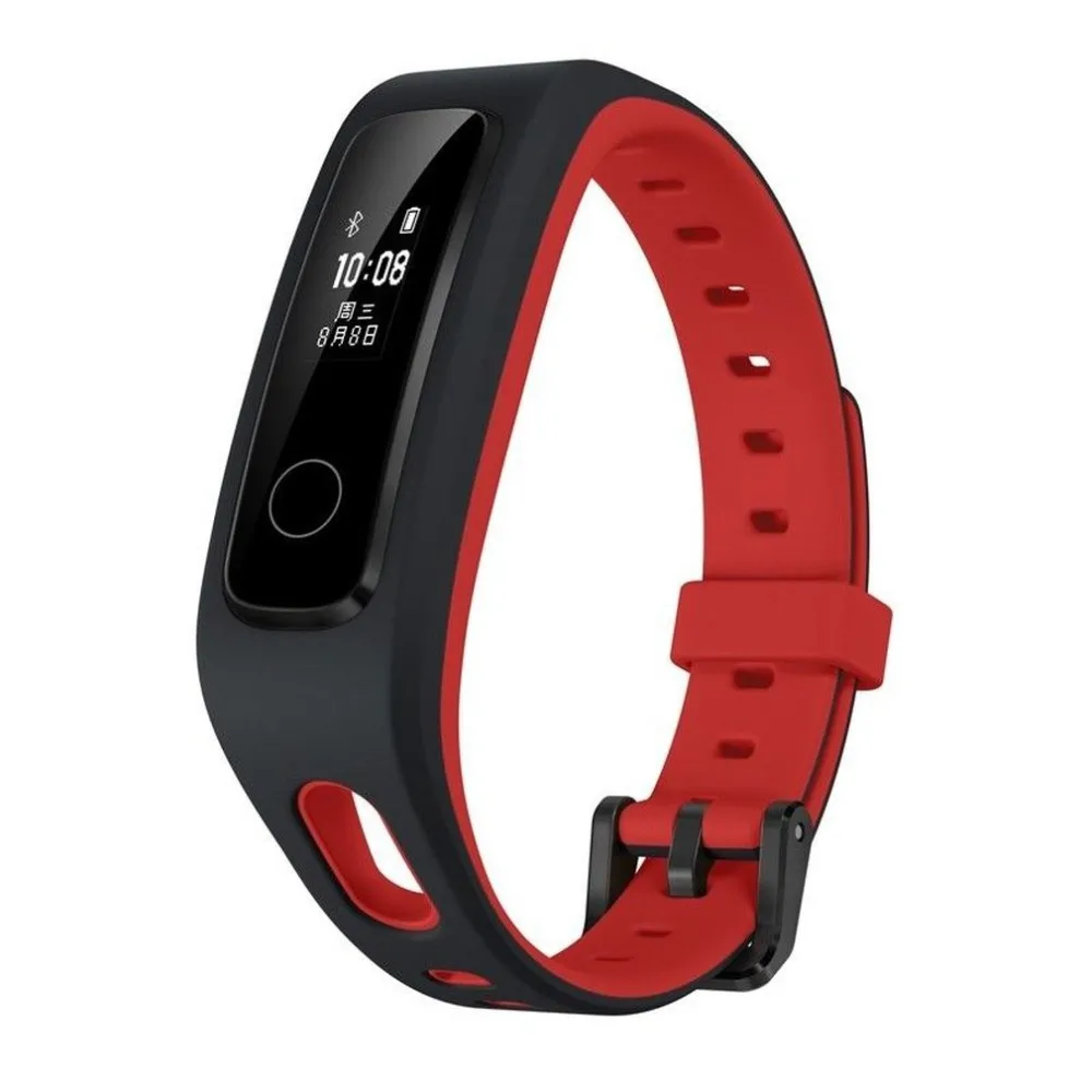 Original New Huawei Honor Band 4 Running/Standard Version Smart Wristband Shoe-Buckle Sport 0.95" OLED Touchscreen Heart Rate - Цвет: Running Version Red