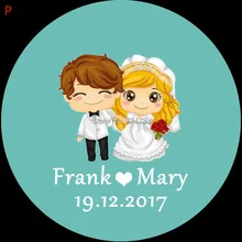 Заказная клейкая наклейка Подарочная этикетка наклейка s для украшения свадебной вечеринки Boda Pegatina свадебное оформление в стиле tiffany blue Event