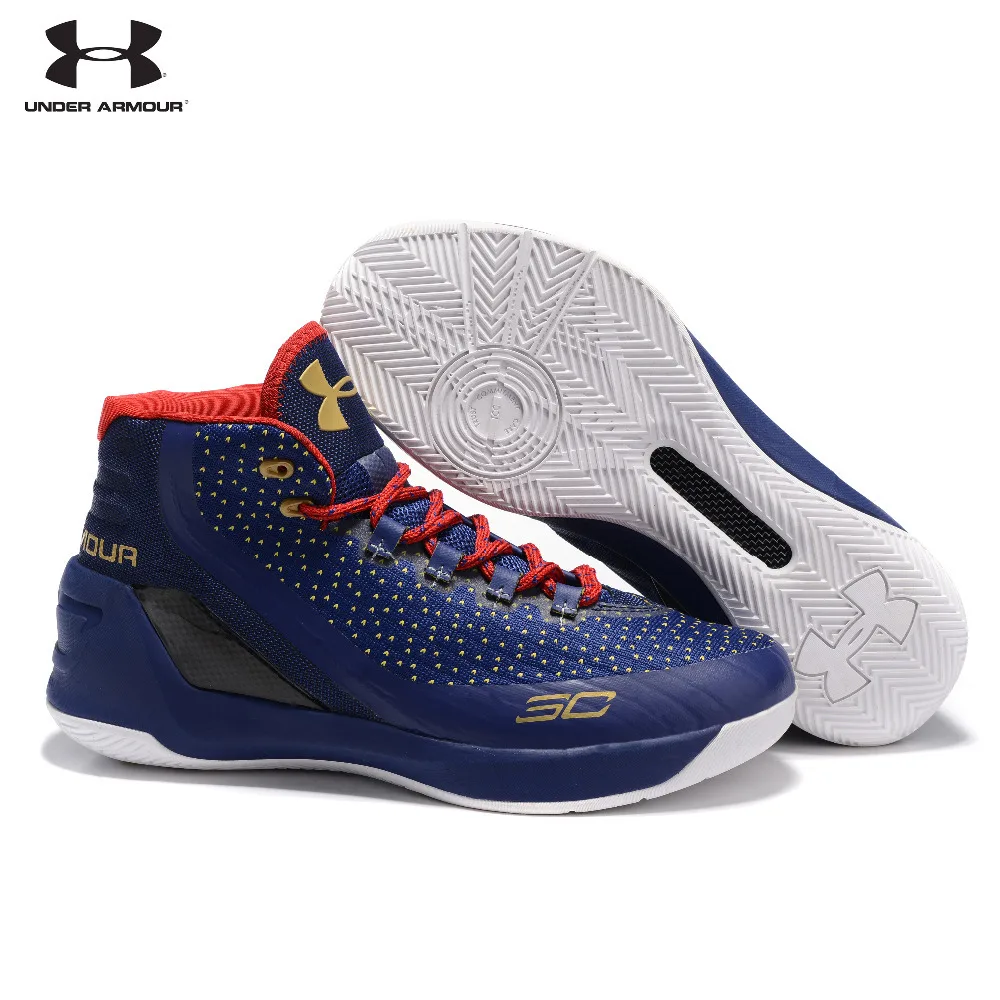 UNDER ARMOUR New Arrival UA Men Curry V3 With Seaglass Insole