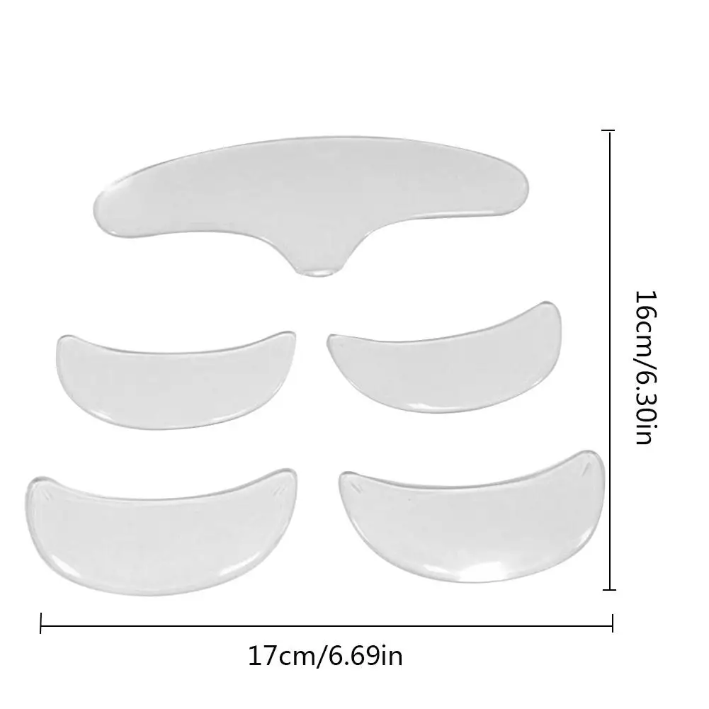 5 шт./компл. силиконовые наклейки Патчи для лба против морщин лоб отмороженные линии удаление лица Ремонт против старения лифтинг