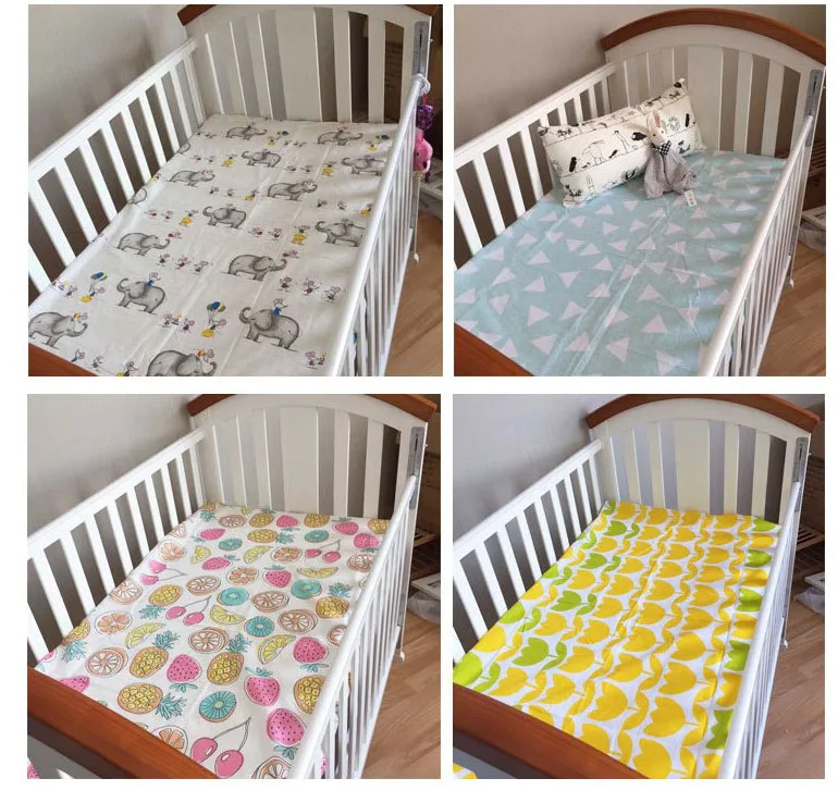Ruyi Bebe 150 X 75cm 100 Cotton Newborn Baby Bed Sheets Zebra