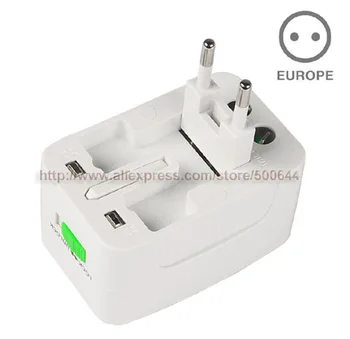 

Universal All in One AC Power Adapter Multifunction Conversion Socket with EU US UK AU Plug Folding Travel Charger Adapter