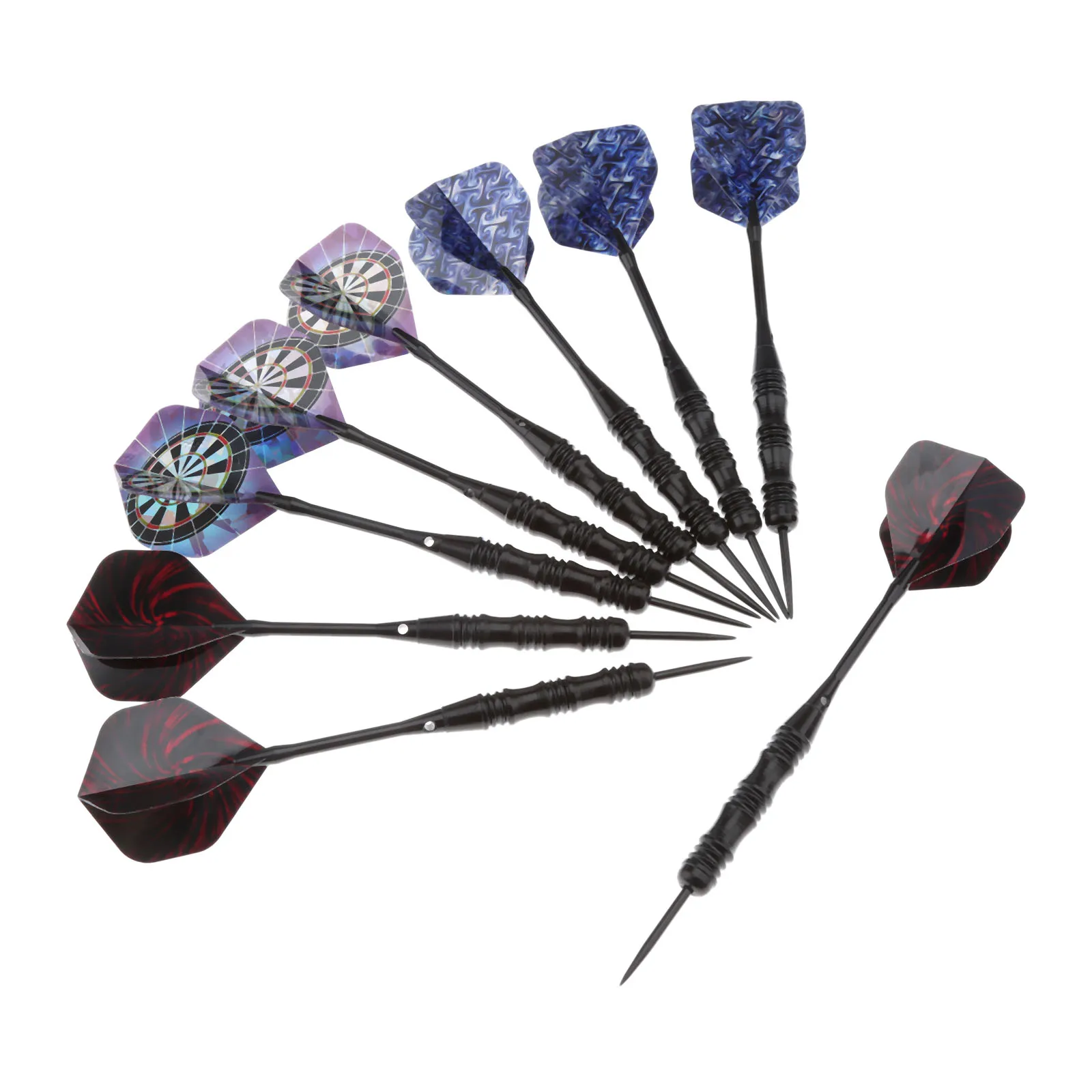 3Pcs /1Set Of Steel Tip Tungsten Steel 23g Darts With Aluminium Shafts 2ba Screw Thread And Nice Darts Flight Flights 23 Grams