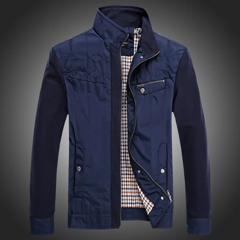 Spring 2015 new men's jacket collar male stitching short paragraph coat Korean fashion hot sale luxury men | Мужская одежда
