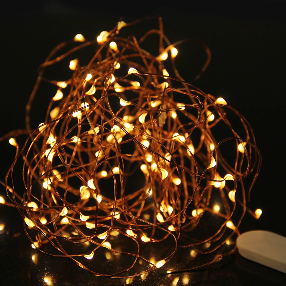 LED String Lights 2M 3M Waterproof Copper Wire String Light with